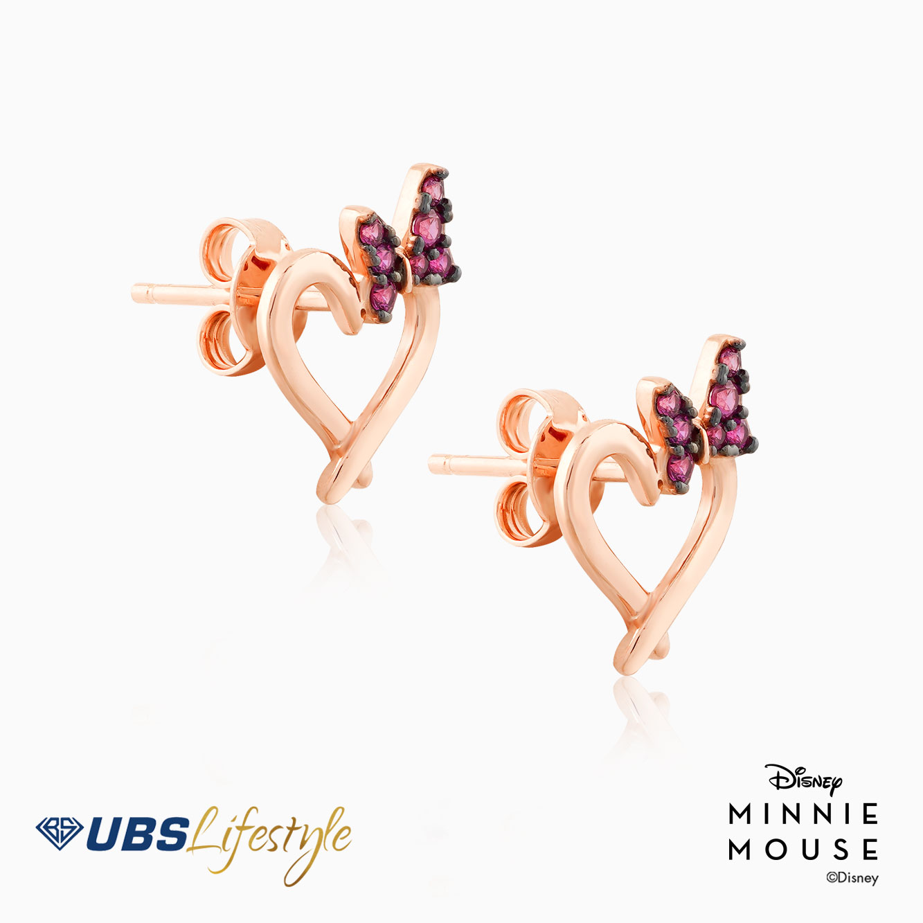 UBS Anting Emas Disney Minnie Mouse - Cwy0045R - 17K