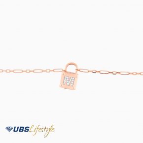 UBS Gelang Emas Carendelano Alpha Glitz M - Kdg0085R - 17K