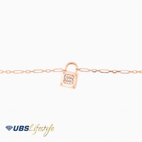 UBS Gelang Emas Carendelano Alpha Glitz S - Kdg0086R - 17K