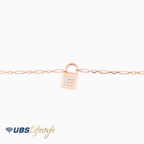 UBS Gelang Emas Carendelano Alpha Glitz E - Kdg0090R - 17K