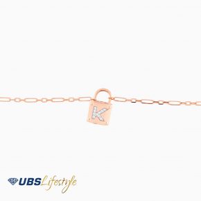 UBS Gelang Emas Carendelano Alpha Glitz K - Kdg0096R - 17K