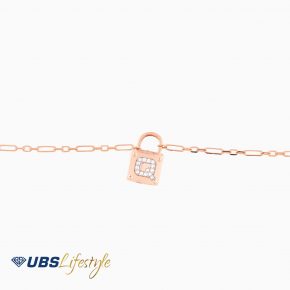 UBS Gelang Emas Carendelano Alpha Glitz Q - Kdg0100R - 17K