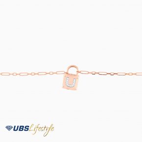 UBS Gelang Emas Carendelano Alpha Glitz U - Kdg0102R - 17K