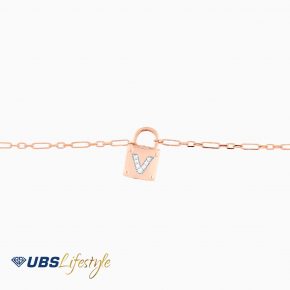 UBS Gelang Emas Carendelano Alpha Glitz V - Kdg0103R - 17K