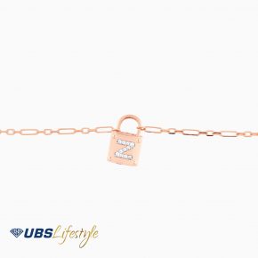 UBS Gelang Emas Carendelano Alpha Glitz Z - Kdg0107R - 17K