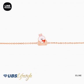 UBS Gelang Emas Line Friends Cony - Khg0006R - 17K