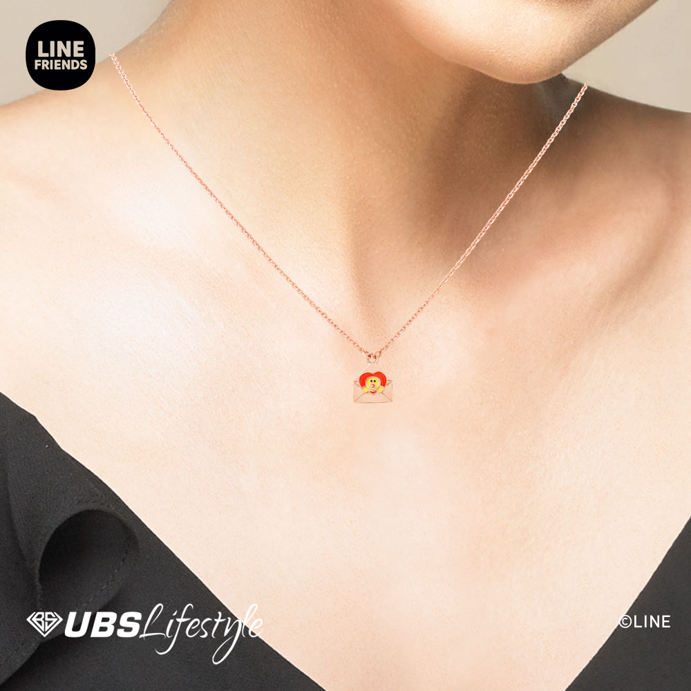 UBS Kalung Emas Line Friends Sally - Khk0010R - 17K