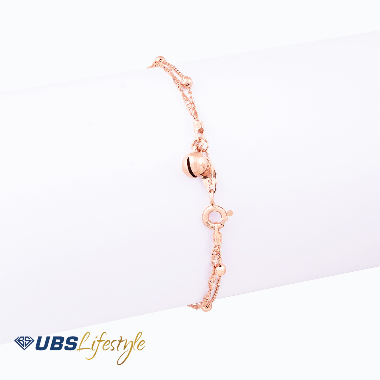 UBS Gelang Emas - Kkp7431B - 17K - Bell