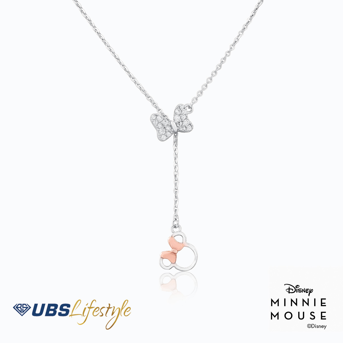 UBS Kalung Emas Disney Minnie Mouse - Kky0121Bp - 17K