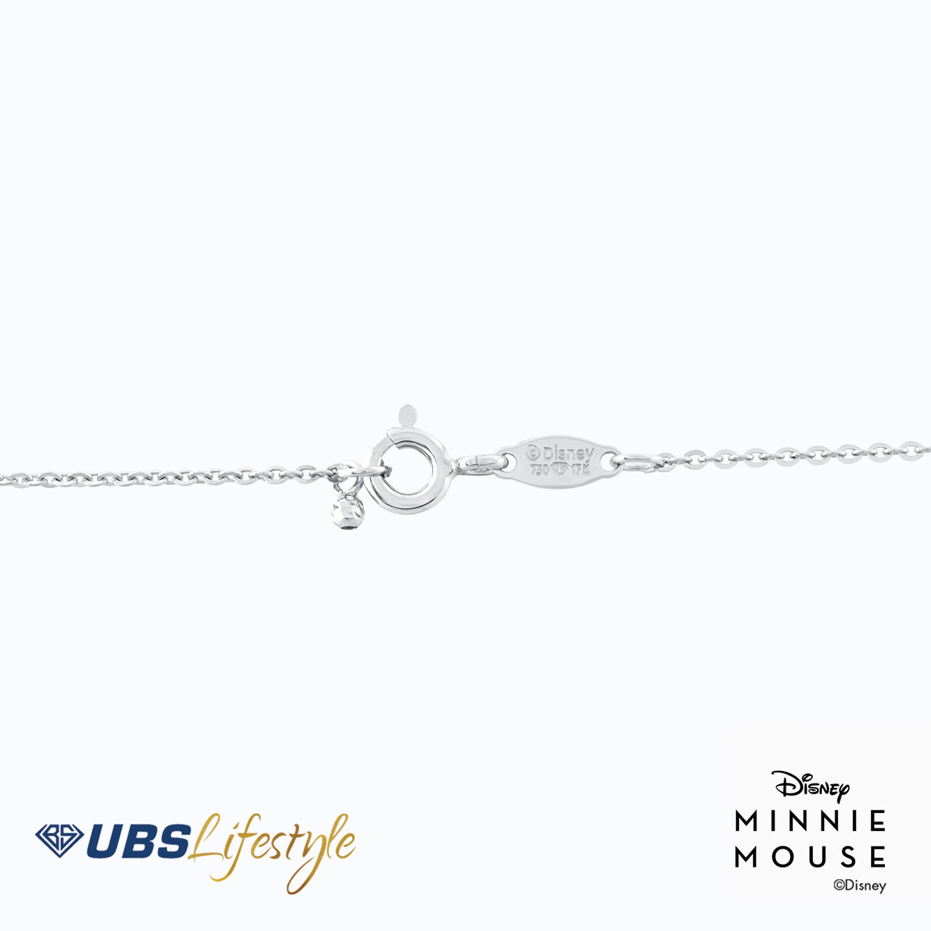 UBS Kalung Emas Disney Minnie Mouse - Kky0121Bp - 17K