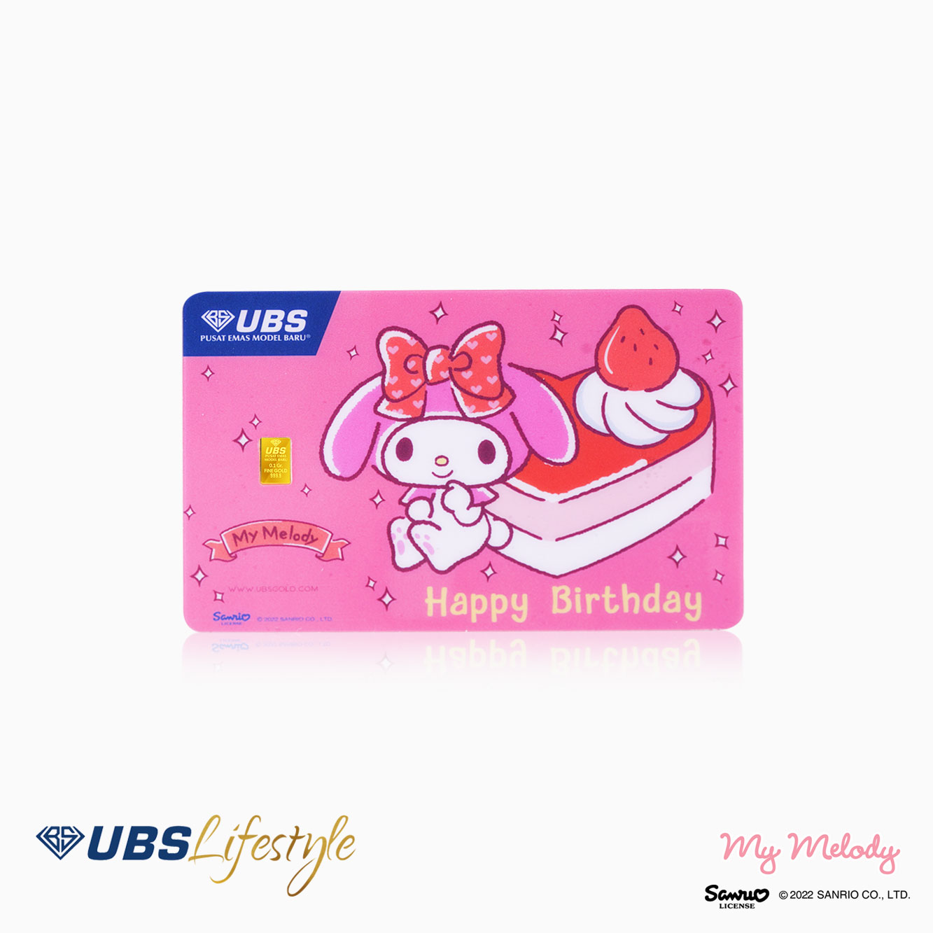 UBS Sanrio My Melody Happy Birthday 0.1 Gr
