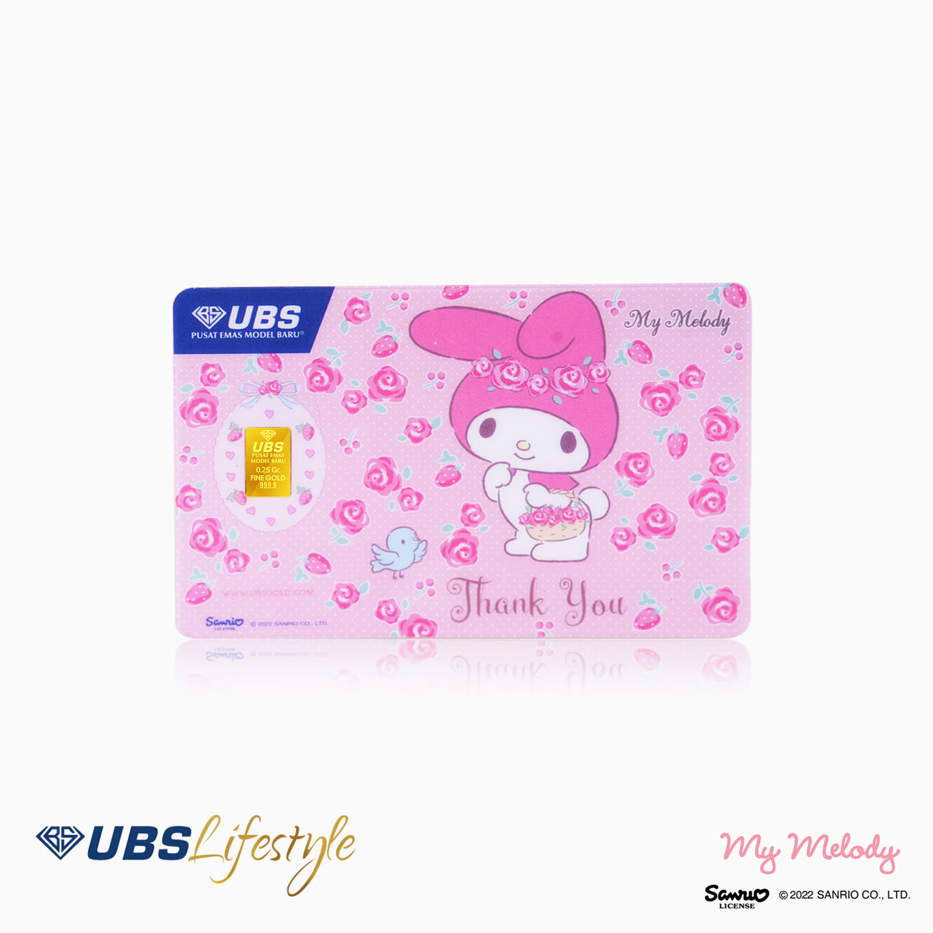 UBS Sanrio My Melody Thank You 0.25 Gr