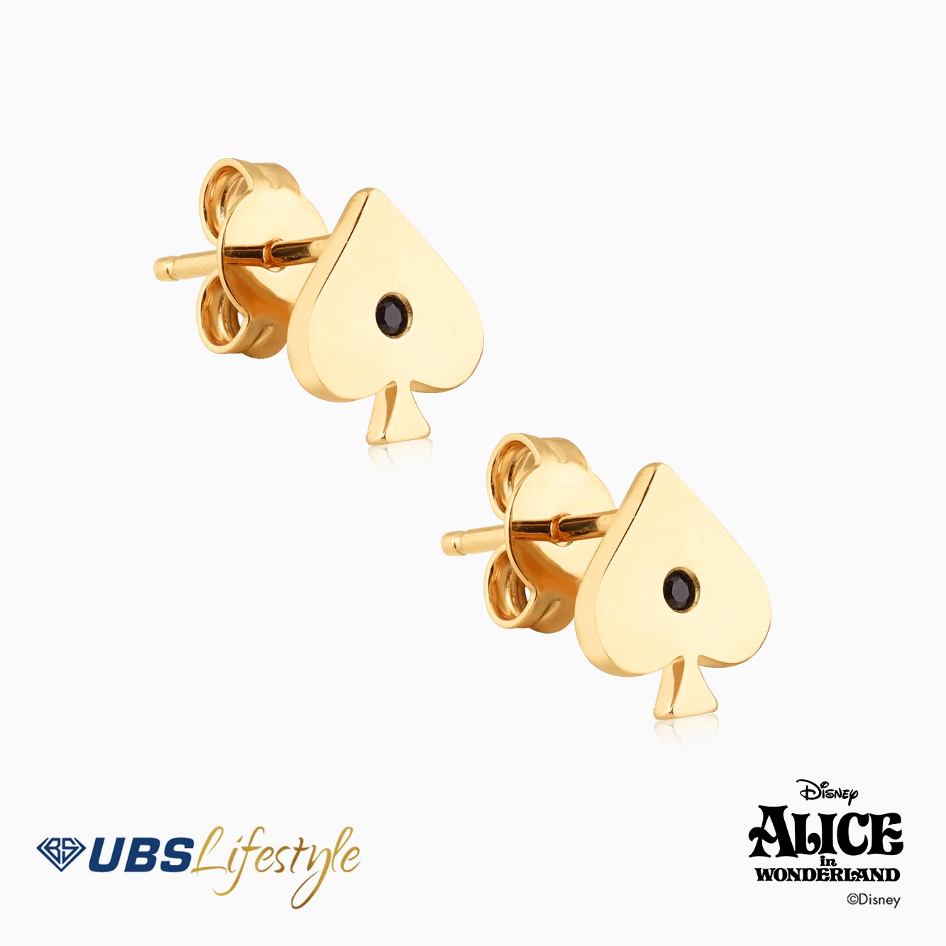 UBS Anting Emas Disney Alice - Cwy0030Y - 17K