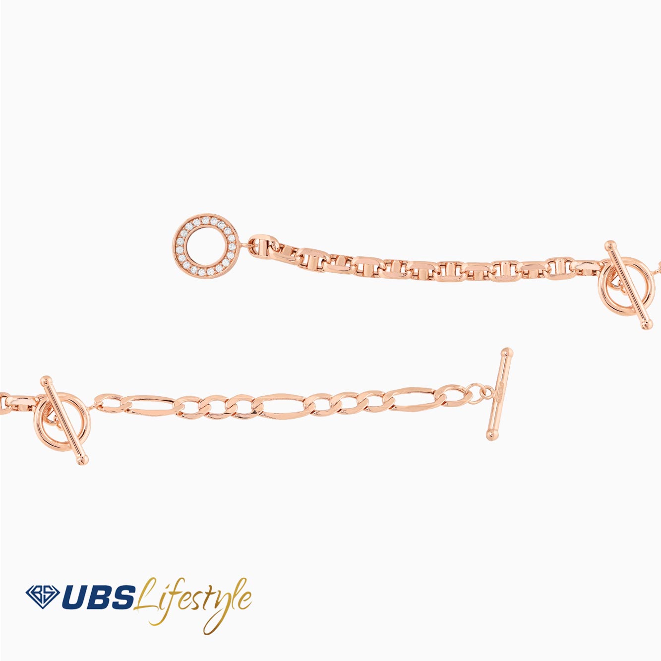 UBS Gelang Emas Fancy - Hgv6125R - 17K