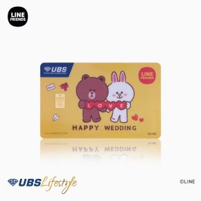 UBS Line Friends Happy Wedding 0.25 Gr