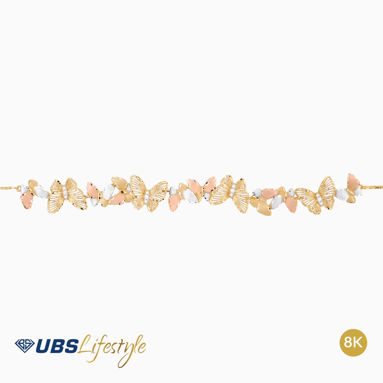 UBS Gelang Emas Yura Yellow - Kdg0111Y - 8K