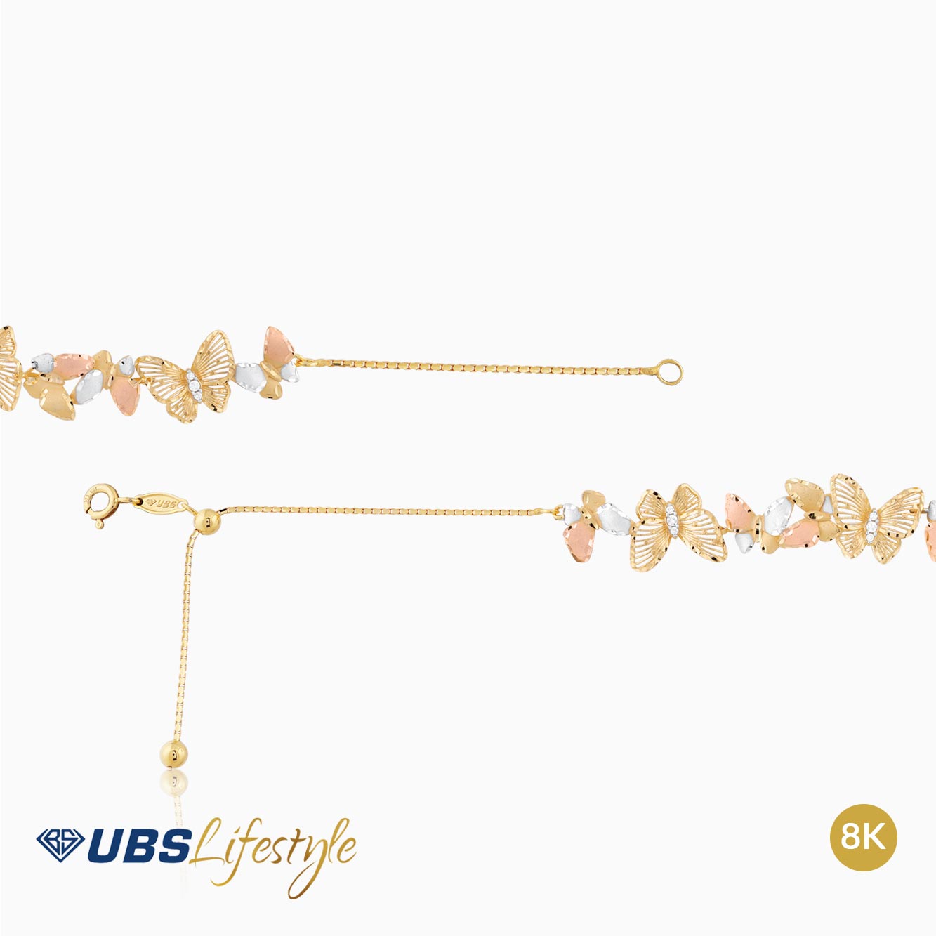 UBS Gelang Emas Yura Yellow - Kdg0111Y - 8K