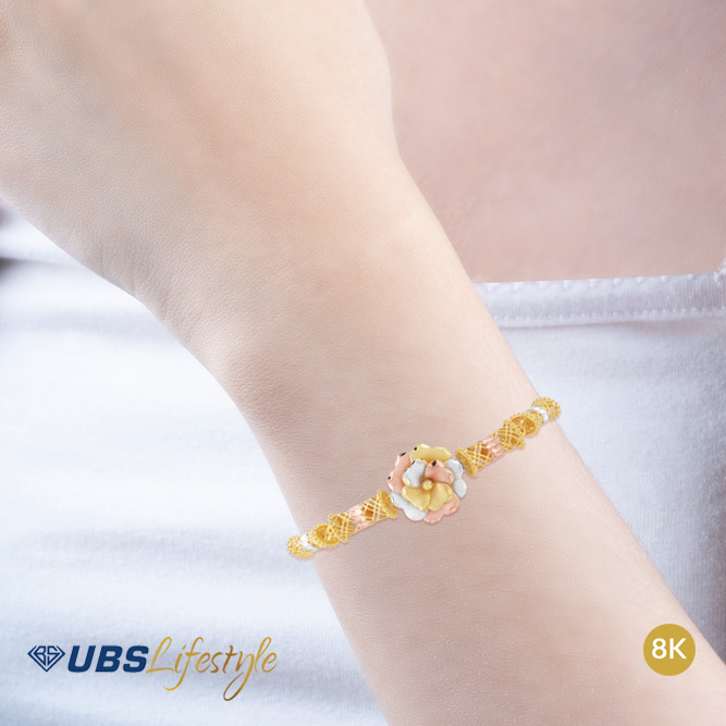 UBS Gelang Emas Yura Yellow - Kdg0112Y - 8K