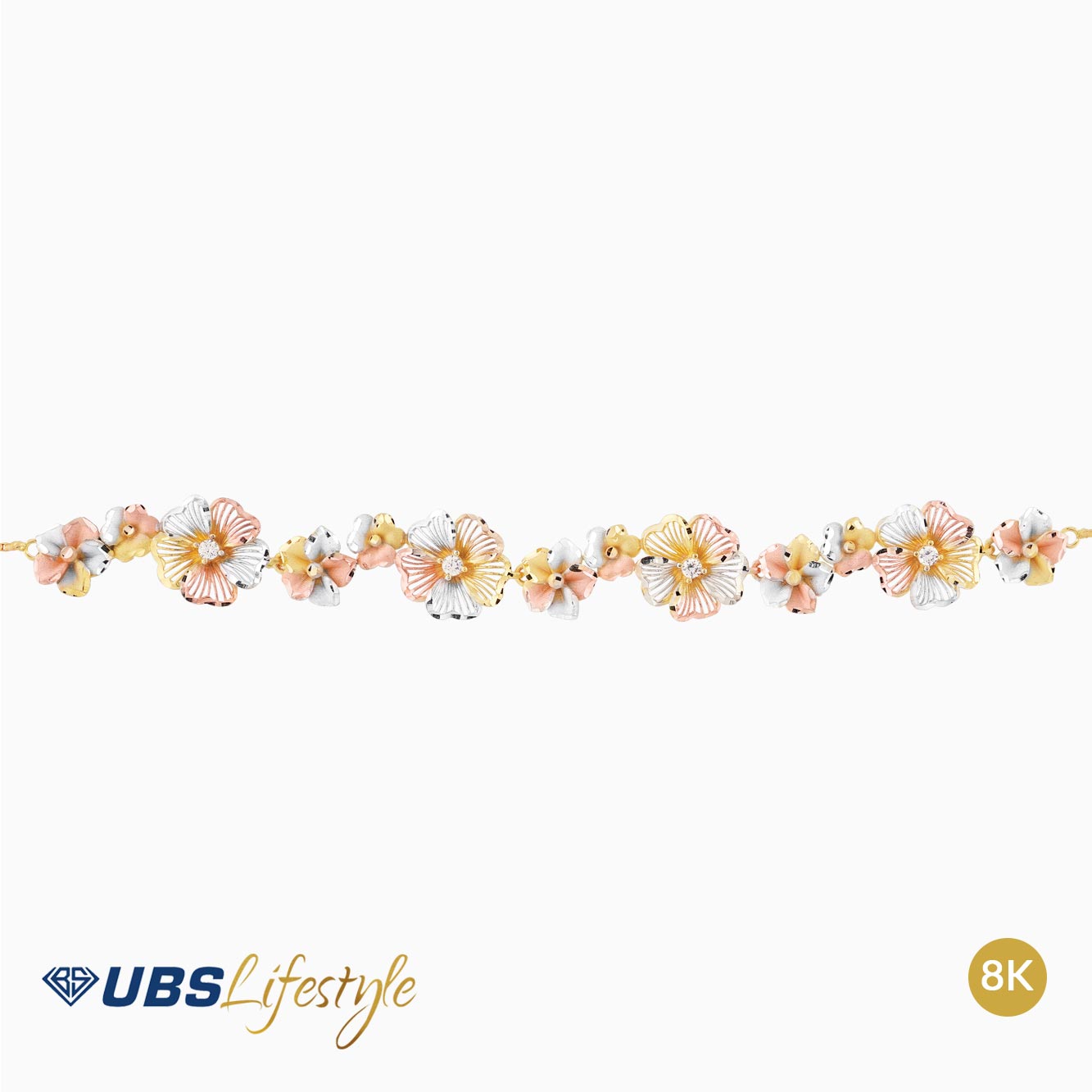 UBS Gelang Emas Yura Yellow - Kdg0116Y - 8K
