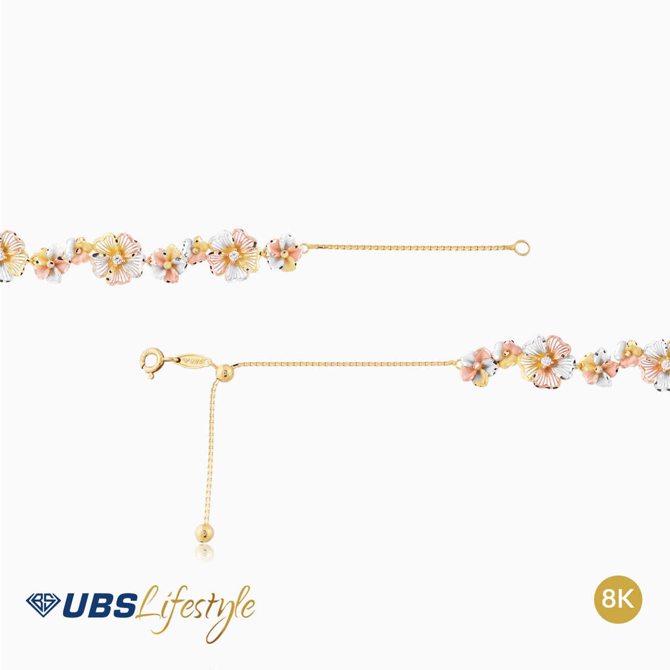 UBS Gelang Emas Yura Yellow - Kdg0116Y - 8K