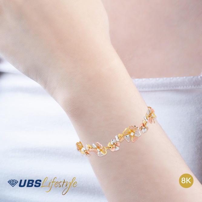 UBS Gelang Emas Yura Yellow - Kdg0116Y - 8K