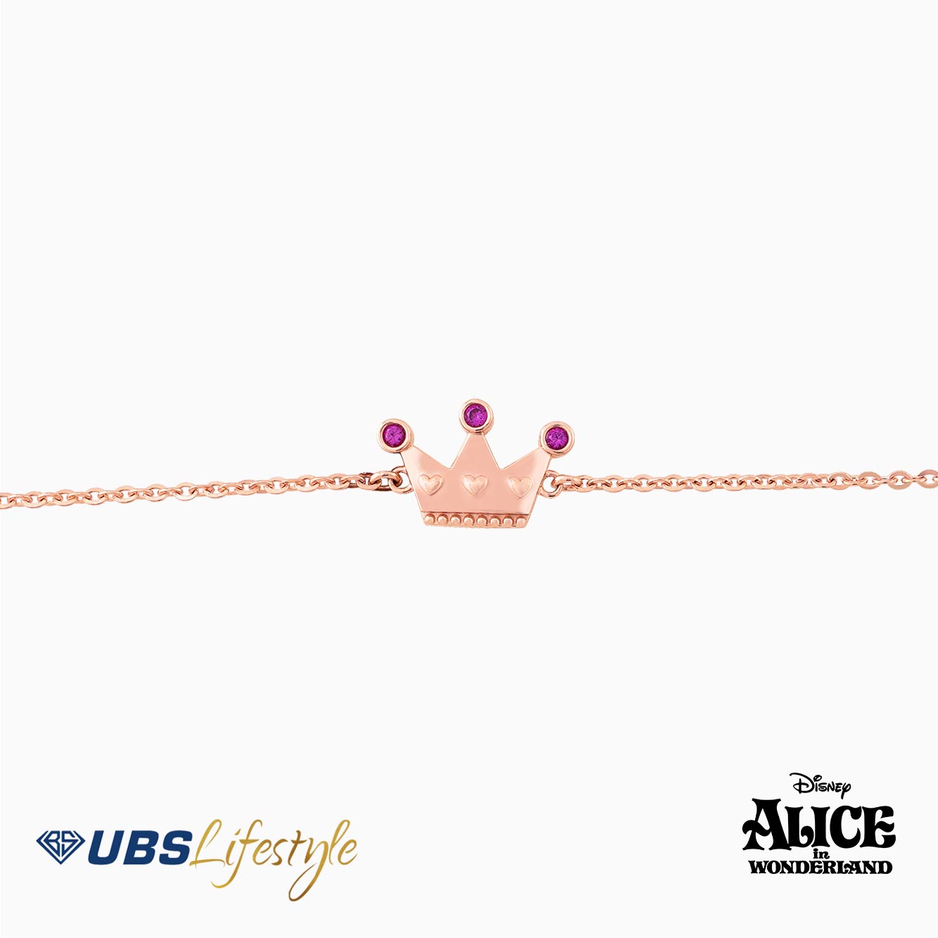 UBS Gelang Emas Disney Alice - Kgy0083R - 17K