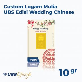 UBS Logam Mulia Custom Happy Wedding Chinese 10gr