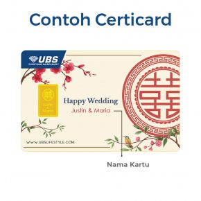 UBS Custom Happy Wedding Chinese