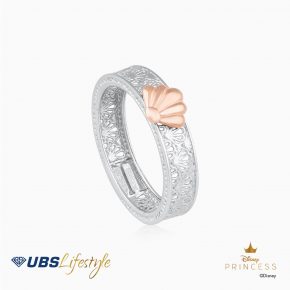 UBS Cincin Emas Disney Princess Ariel - Ccy0154W - 17K