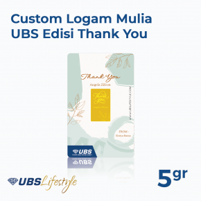 UBS Logam Mulia Custom Thank You 5gr – Floral