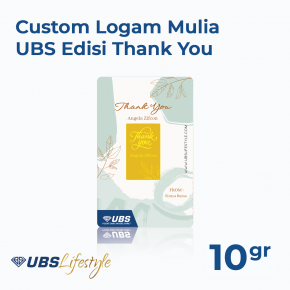 UBS Logam Mulia Custom Thank You 10gr – Floral