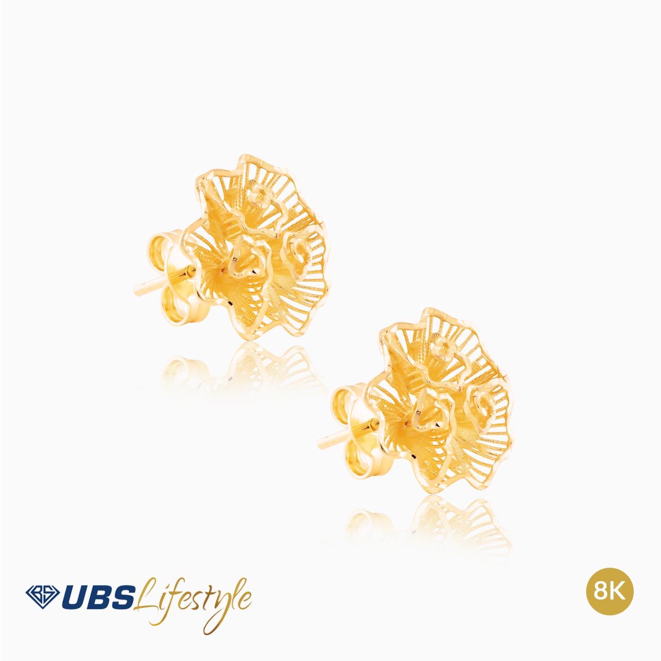UBS Anting Emas Yura Yellow - Cdw0002Y - 8K