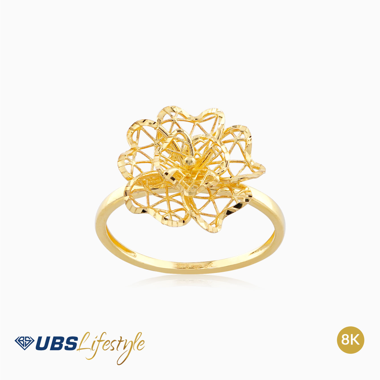 UBS Cincin Emas Yura Yellow - Cdc0010Y - 8K