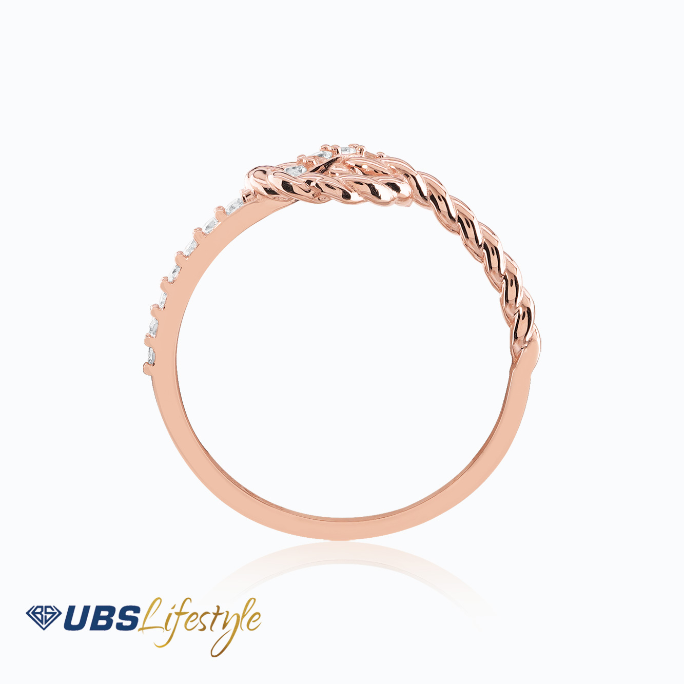 UBS Cincin Emas Knot - Ksc0856R - 17K