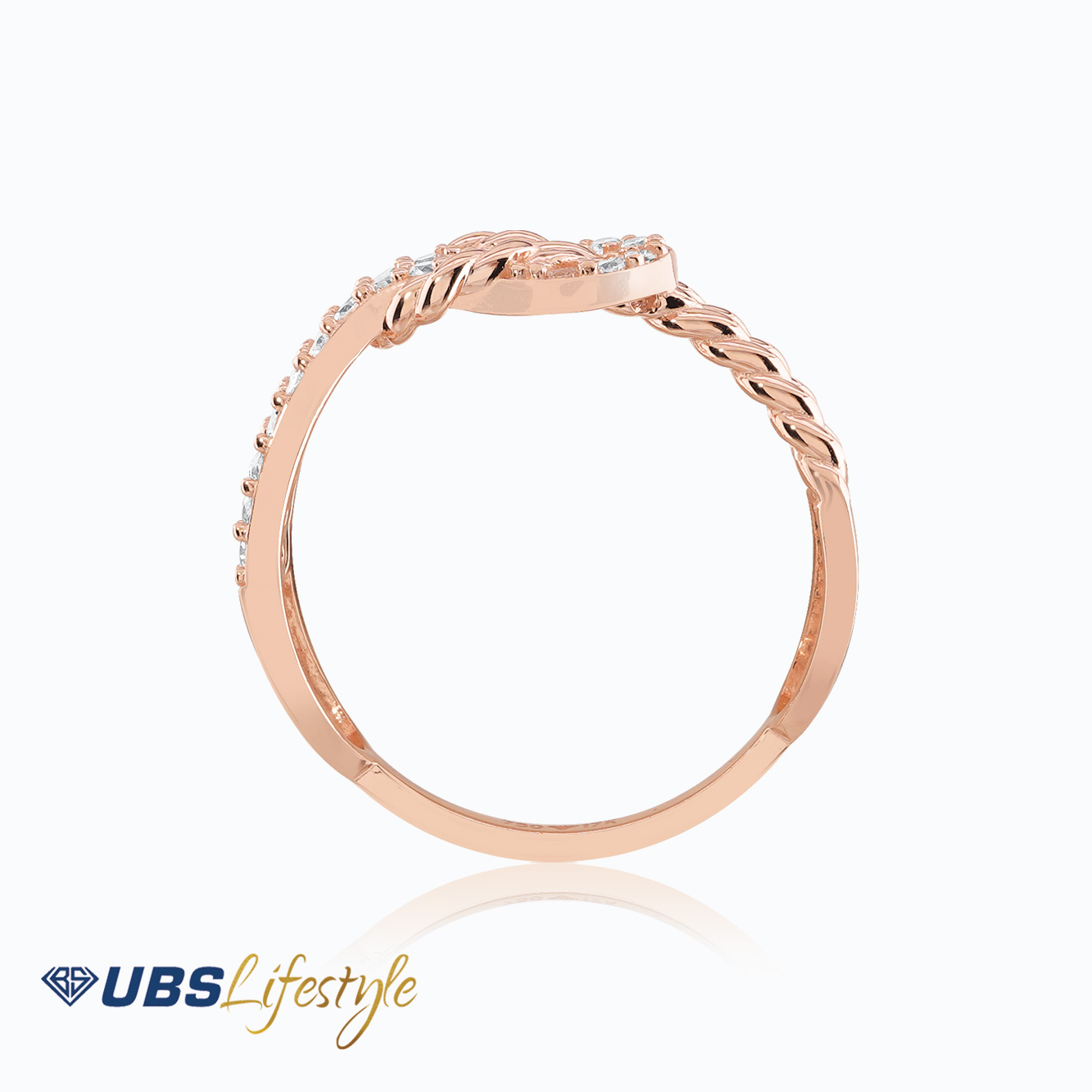 UBS Cincin Emas Knot - Ksc0861R - 17K