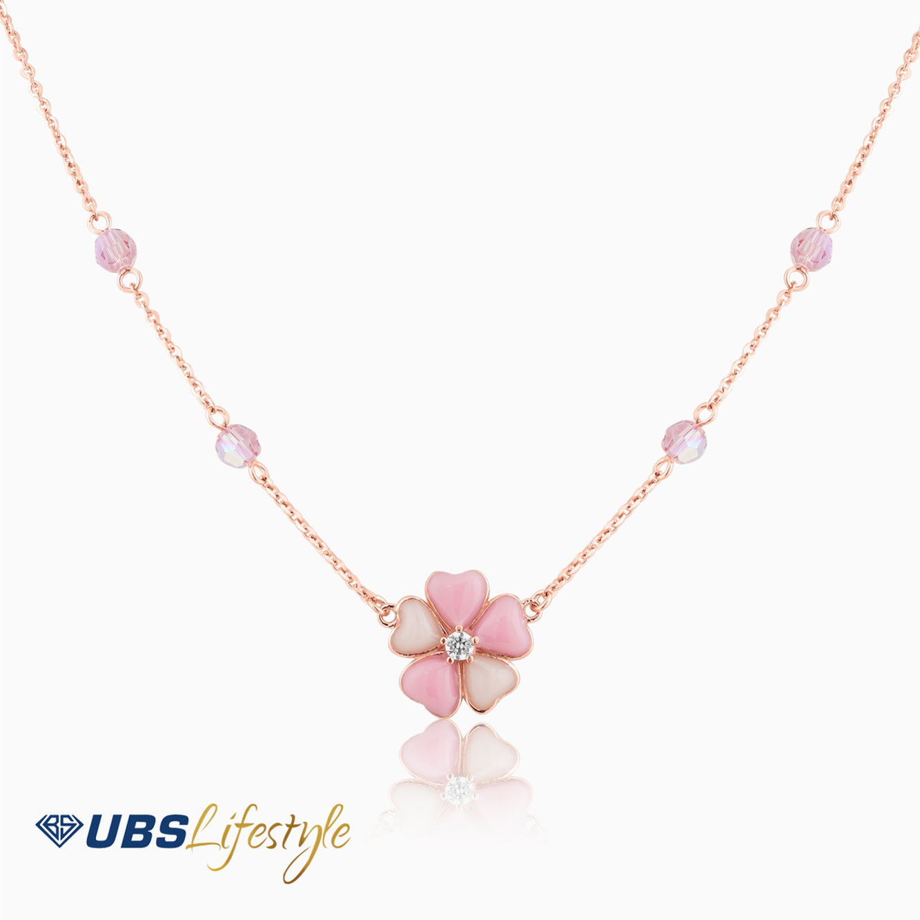 UBS Kalung Emas Puffie - Ksk0844R - 17K