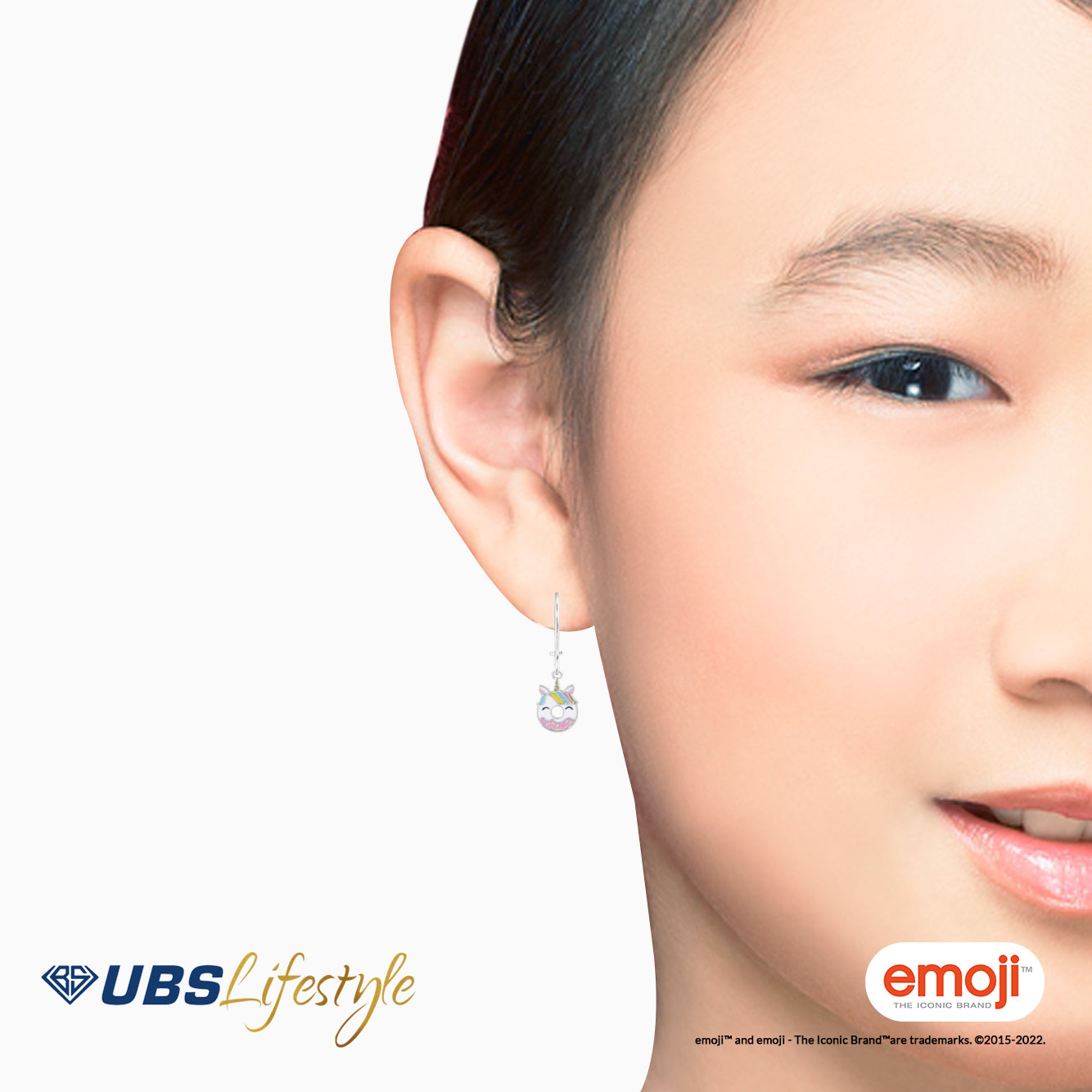 UBS Anting Emas Anak Emoji - Aaq0009 - 17K