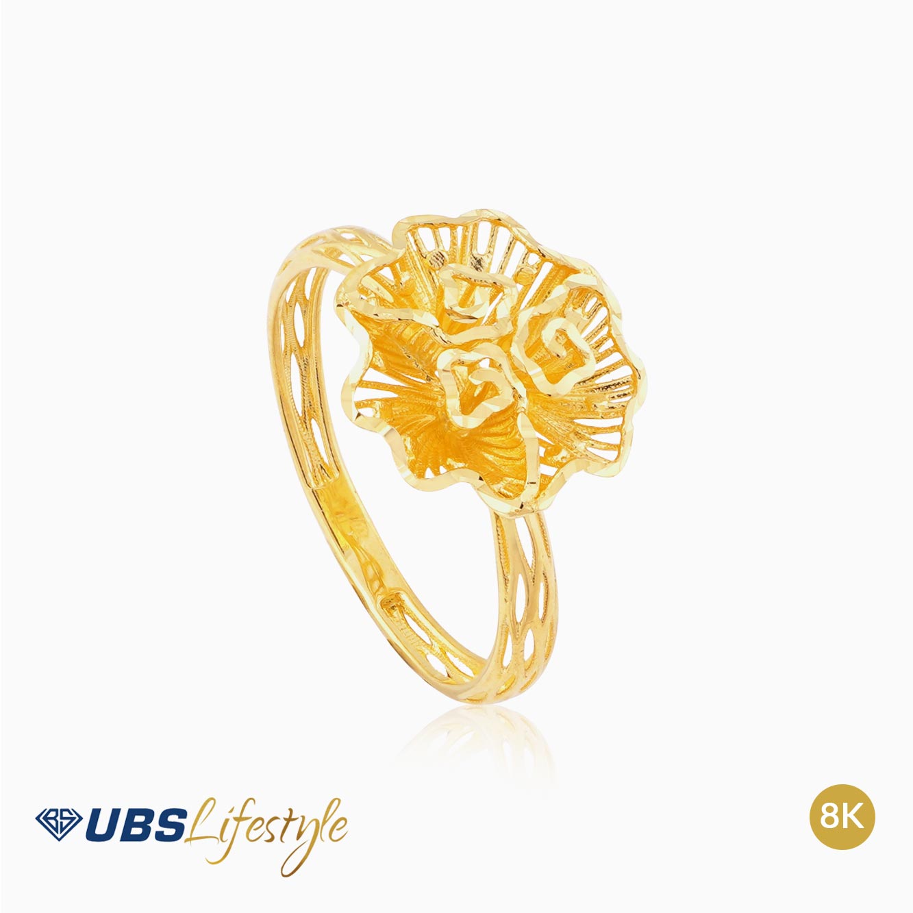 UBS Cincin Emas Yura Yellow - Cdc0034Y - 8K