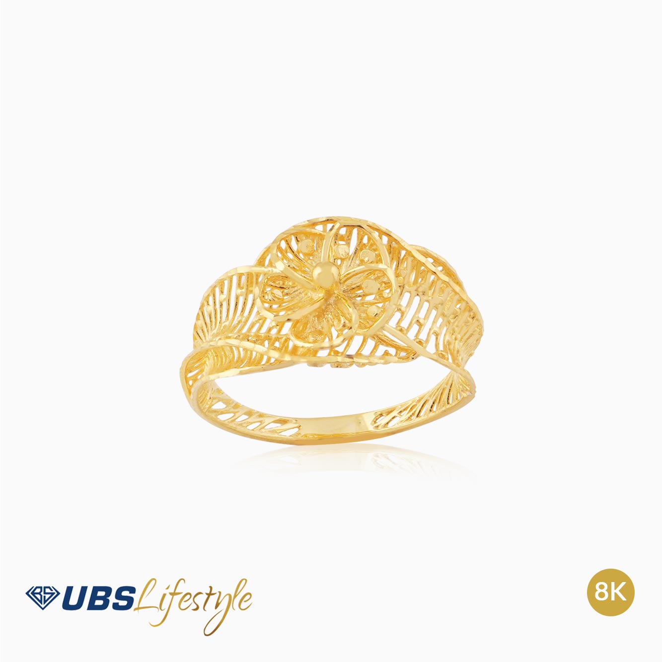 UBS Cincin Emas Yura Yellow - Cdc0035Y - 8K