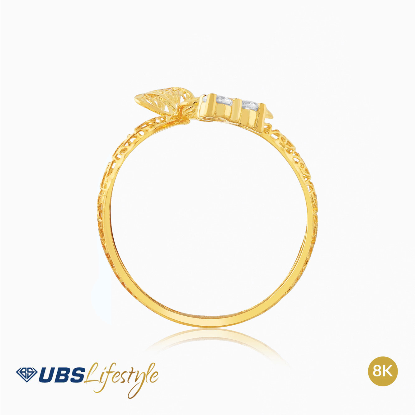 UBS Cincin Emas Yura Yellow - Cdc0131Y - 8K