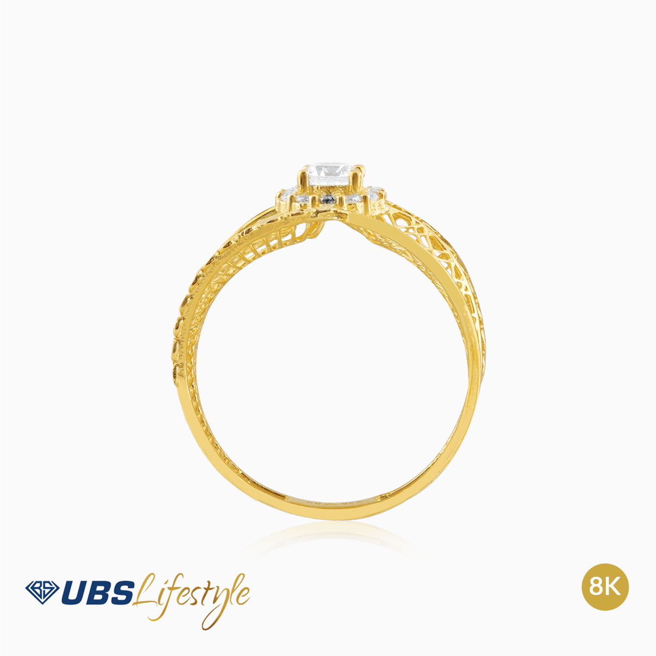UBS Cincin Emas Yura Yellow - Cdc0150Y- 8K
