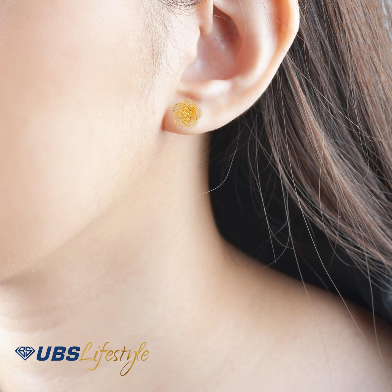 UBS Anting Emas Yura Yellow - Cdw0004Y - 8K