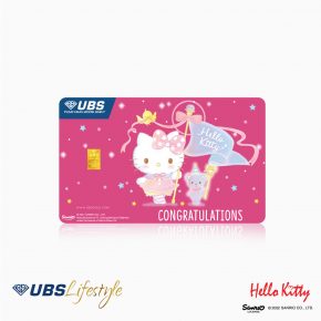 UBS Logam Mulia Sanrio Hello Kitty Congratulations 0.1 Gr