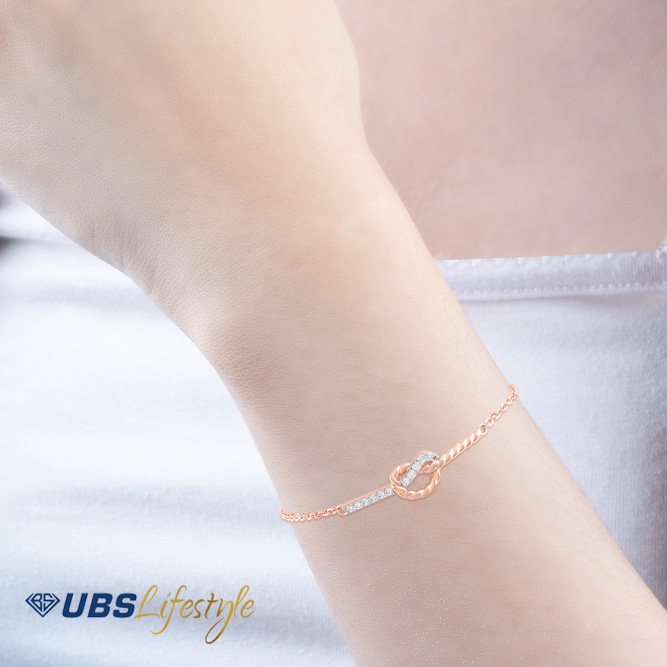 UBS Gelang Emas Knot - Ksg0856 - 17K