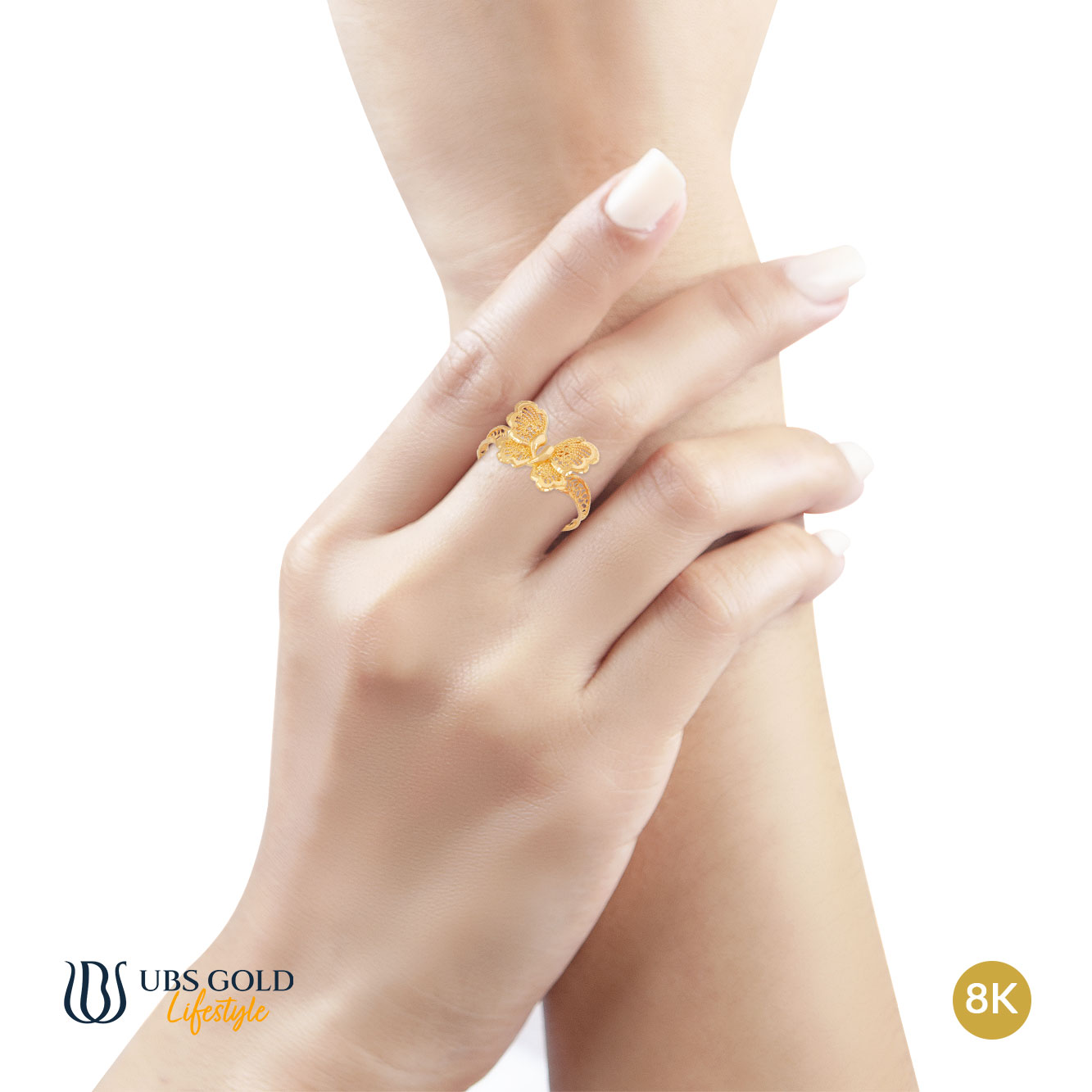 UBS Cincin Emas Yura Yellow - Cdc0117Y - 8K