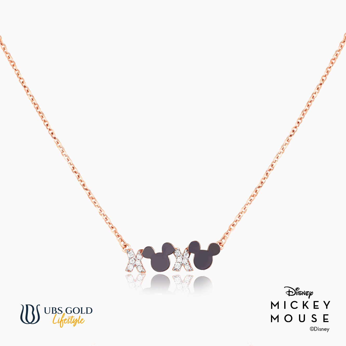 UBS Kalung Emas Disney Mickey Mouse - Kky0307 - 17K