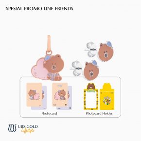 UBS Spesial Promo Line Friends Brown
