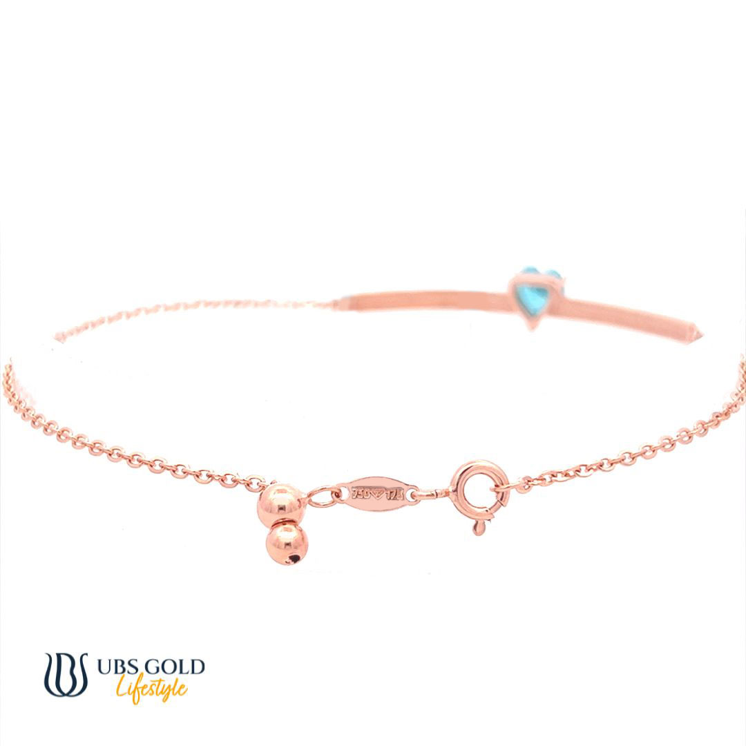 UBS Gelang Emas Rachel Rose - Kgv6365 - 17K