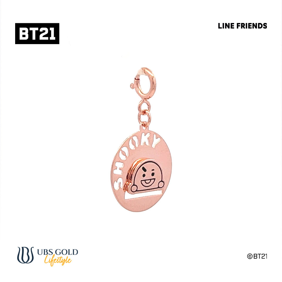 UBS Liontin Emas BT21 Hangout Shooky - Line Friends - Chm0029 - 17K