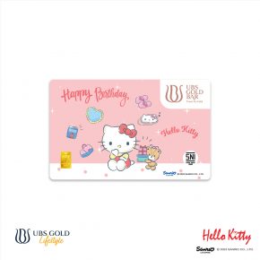 UBS Logam Mulia Sanrio Hello Kitty Happy Birthday 0.1 Gr